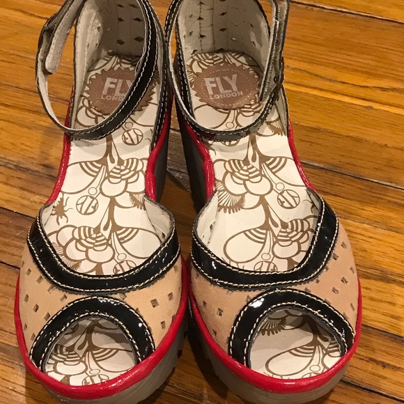 Fly London Wedge sandals - Picture 1 of 6